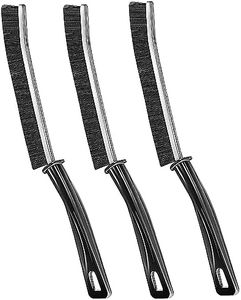 Yeria 3 PCS Cepillo de Limpieza de Grietas de Cerdas Duras, Cepillo Limpiador de Juntas para Juntas Profundas de Azulejos, Herramienta de Limpieza para Grietas