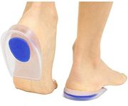 Pedimend Silicone Gel Heel Cups | Plantar Fasciitis Cushion Inserts | Alleviate Ankle Muscle Fatigue | Shock Absorber Insoles | Heel Spur Care | Foot Care Pads (UK 6.5-13.0)