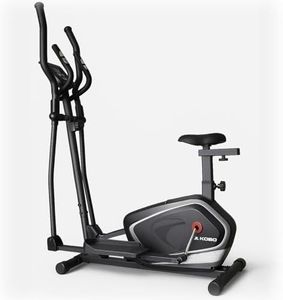 Kobo Elliptical Cross Trainer for Home with 6 Kg Flywheel | Full Body Cardio Workout Machine | Adjustable Resistance | LCD Display | Max User Weight 130 Kg | Silent Belt Drive