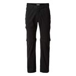 Craghoppers Mens Kiwi Pro Conv Trousers Hiking Pants, Black, 38W EU