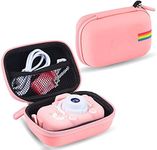 Leayjeen Kids Digital Camera Case, Compatible with Cocopa/Hangrui/Gofunly/TIATUA/Mgaolo/HiMont/DRLEBE/YunLone, for 3-12 Year Old Kids Easter Toy Gifts (Case Only) Pink