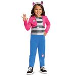 Disguise Gabby Costume for Kids, Official Gabby's Dollhouse Costume and Cat Ears Headband, Toddler Size Medium (3T-4T)