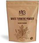 White Turmeric Powder 8 oz | 337 Gram / 0.5 lb | Kachur Sugandhi | Organically Grown Non GMO Curcuma zeodaria | Poolankilangu | Non Staining Fragrant White Turmeric for Skin Care Face Pack