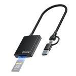 JJC CFexpress Type A Card Reader with USB 3.2(Gen 2) 10Gbps, USB C/USB A 2-in-1 Type B CFexpress Adapter, Compatible with Wins/Mac OS/Linux/Android (Only for CFexpress Type A Card)