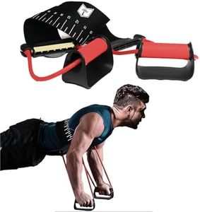 Metaball Stable Push Up Bars Resistance Band Power Push Up Plus with 24 Resistance Levels Training Back, Shoulder, Chest and Arm Muscles Equipment