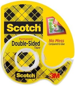 Scotch 237 Double Sided Tape, Transparent, 19 mm x 7.62 m