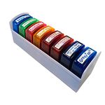 Best Teacher Kit Elementary School Supplies Teacher Stamps Self-Inking Stamps for Classroom Stamp with Stamp Tray