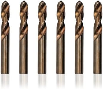 Drill America Q Cobalt Heavy Duty Split Point Stub Drill Bit (Pack of 6), D/ASTCO Series