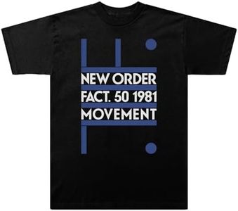 New Order Movement Fact 50 T-Shirt, Black, Large