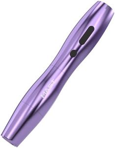 Mast P20 Wireless Tattoo Pen Machine Rotary Tattoo Gun Lightweight Digital Display Slim Frame for Women Aritst (Purple)