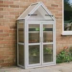 Plantpak 70200425 Grow House, Dove Grey, 132 x 70.5 x 41 cm