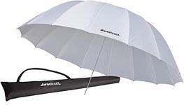 Westcott 4632 7Feet White Diffusion Parabolic Umbrella