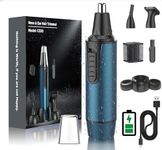 Nose Hair Trimmer for Men 2026 Painless Noses Trimmer Rechargeable Nasal Hair Trimmers for Men,Professional Nose Hair Trimmer with IPX7 Waterproof,Dual Edge Blades for Easy Cleansing