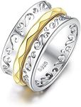 Sllaiss Sterling Silver Spinner Rin