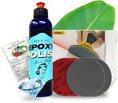 Resin Pro Resin Polishing Kit - Epoxy Polish Cream, Ebonite Abralon Sanding Pads in Various Grits | Step-by-Step Guide Included | Ideal for Plastic and Resin Crafting | Surface Brilliance Made Easy