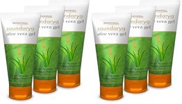 Patanjali Saundarya Aloe Vera Gel, for kin Hydration and Nourishment with Natural Aloe Vera Extract 150ml (Pack of 6)