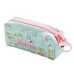 wolpin Polyurethane 1Pc Pencil Case Large Capacity Pencil Pouch Bag Pu For Boys & Girls Students With Large Zipper Closure Portable Stationery Bag Organizer, Multicolour