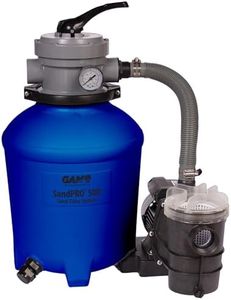 GAME 61201-BB SandPRO 50D Series - 0.5HP Above Ground Swimming Pool Filter Compatible with Intex & Bestway Pools, High Power Pump System for Clear Water & Easy Maintenance, 24” x 18”, Blue