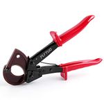 Flytuo Ratchet Cable Cutters, Upgraded Professional Heavy Duty Cable Wire Cutters Pliers for Aluminum Copper Cable and Electrical Wire Up to 240mm²