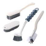 Cleaning Brushes Set, Dish Brush,Scrub Brush Bathroom Brush, Kitchen Scrub Brush,Bottle Cleaning Brush,Shoe Cleaning Brush, 4pcs