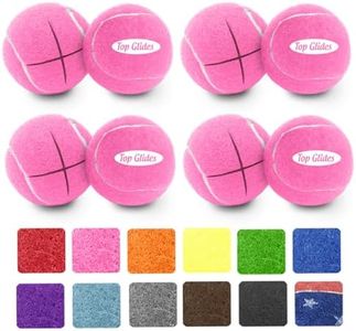 Top Glides Precut Walker Tennis Ball Glides - Pink - 4 Pairs