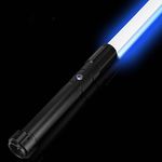 Light Saber Heavy Dueling Light Sabers with 16 Sound Fonts,12 RGB Colors Smooth Swing Lightsabers Swords for Adults Kids Christmas Cosplay Gift -- Black