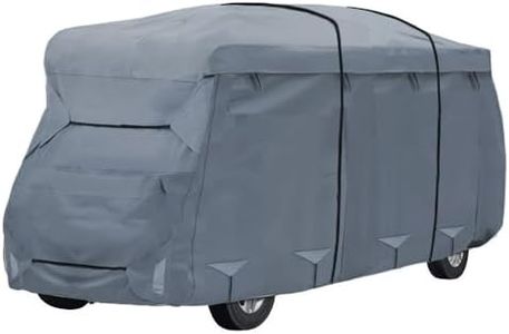 GEARFLAG Class C RV Camper Cover 5 Layers with Reinforced Windproof Side-Straps Anti-UV Water-Resistance Heavy Duty (Fits 23' - 26' Class C RV)