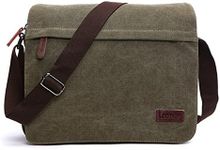 LOSMILE Men's Messenger Bag, Canvas