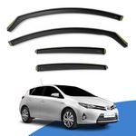 Edgevisors Wind Deflectors Set Fits: TOYOTA Auris MK2 2012-2019 5 Door Hatchback 4pc