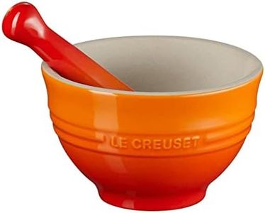 Le Creuset Mortar and Pestle, Stoneware, 11.5 cm, 360 g, 300 ml, 81209300900003, Volcanic
