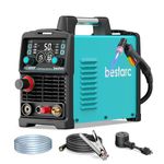 bestarc Plasma Cutter, Pilot Arc [Air Sensor Technology] 110/220V BTC500DP 10th Generation, 50Amps Screen Display Digital Plasma Cutting Machine (BTC500DP 10GEN 110/220V)