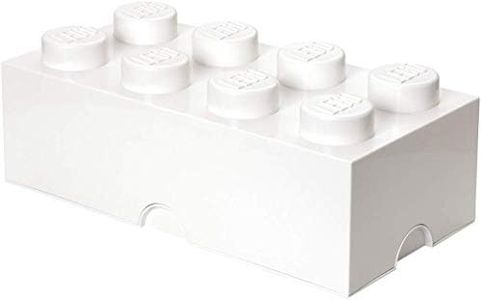 Légo 40041735 Brique de rangement empilable 8, Plastique, blanc, 0 cm