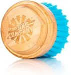 The Rag Company - Ultra Utility Brush - Durable, Strong, and Safe for Many Detailing Tasks; Sturdy Wooden Grip; Soft Nylon Bristles