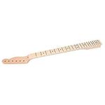 Guitar Neck, 22 Frets Maple Guitar Neck Electric Guitar Parts Necks for Electric Guitar Replacement Parts (With rear center line)