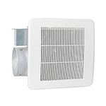 Zion 140 CFM Ultra Quiet Bathroom Exhaust Fan 1.0 Sones Bathroom Fan Washroom Ventilation Fan 6" Duct Size Retrofit Up To 180 Sq Ft