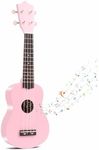 Kids Guitar Acoustic, Jakeloo 21 Inch Carbon Fibre Ukulele Toddler Acoustic Guitar Toy Guitar Child Guitar Musical Toy Kids Instruments Ideal for 3-9 Year Old Boys Girls Gifts (Pink)