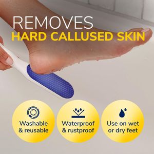 Dr. Scholl’s Nano Glass Foot File – Gentle Callus Remover