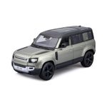 Bburago B18-21101 Land Rover Defender-1:24 Scale-Incredibly Detailed Die-Cast Replica Collectible SUV Car, Green