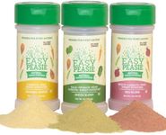 Easy Peasie Natural Veggie Powders for Picky Eaters | Hidden Vegetables for Meals and Smoothies (3-Pack: Original, Green, Red - each 2 oz)