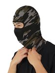 iSWEVEN Face Mask for Bikers in Riding Full Face Mask Balaclava for Men | Mask for Bike Cycling Accessories, Stylish Mask for Men and Women, Rider Full Face Helmet Mask with Mesh (BM2007E, Camouflage)