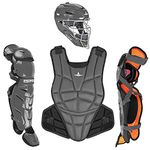 All-Star AFX Fastpitch Softball Catcher's Kit, Graphite, Medium