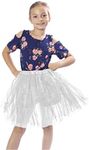 BellaSous Princess-Style or Ballet-Style Tutu Skirt for Party Outfit | One Size White Tutu Skirt for Sundress