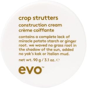 evo Crop Strutters Construction Cream - Medium Hold Smoothing Hair Cream - Supports & Provides Definition with Medium Shine - 90g / 3.1fl.oz
