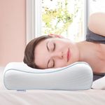 Silentnight Impress Contour Memory Foam Pillow - Orthopaedic Ergonomic Cervical Firm Support Pillow for Neck and Shoulder Pain - Reactive Memory Foam