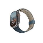 Urban Armor Gear UAG Replacement Watch Strap, Pathfinder Strap/Watch Band Designed for Apple Watch (49mm / 45mm / 44mm / 42mm) (Series 4/5/SE/6/7/8/Ultra/2) (Watch NOT Included) - Dune/Cloud Blue