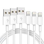 PLUXION iPhone Charger Cable Long 6 Feet Lightning Cable Fast Charging Cord High Speed Data Sync USB Cable for iPhone 14 13 12 11 Pro Max XR XS Mini 8 7 Plus