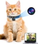 KinetCam Cat Camera Collar for Video Recording - No APP & No WiFi, 1080P Cordless Pet Collar Cameras Outdoor, XS-Size for Cats/Small Dogs -(No SD Card Included)