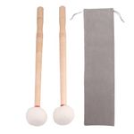 BQLZR 12 Inch Timpani Mallet Timpani Stick Multi-Purpose Felt Mallet Soft Felt Head Wood Handle Pack of 2