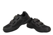 Nivia Kid's School Shoes, Black - 4 UK