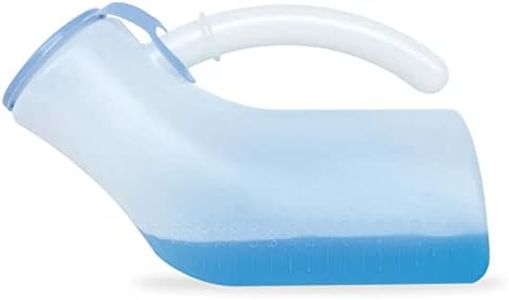 VALENTIA MEDICAL – Orinal Adulto con Tapa Antifugas, Orinal Portátil, Botella Orinar Hombre Urinario Portátil Hombre - Capacidad de 1 Litro - Fabricado en Europa